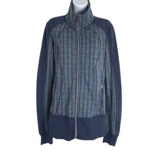 Lululemon Nice Asana Jacket Size 8 Ziggy Wee August Inkwell‎ Zip CJ-1712